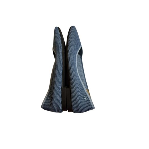 Vivaia Margot 2.0 Womens Square-Toe Blue Ballet Flats Comfortable 38.5/Size 8 - Picture 8 of 9